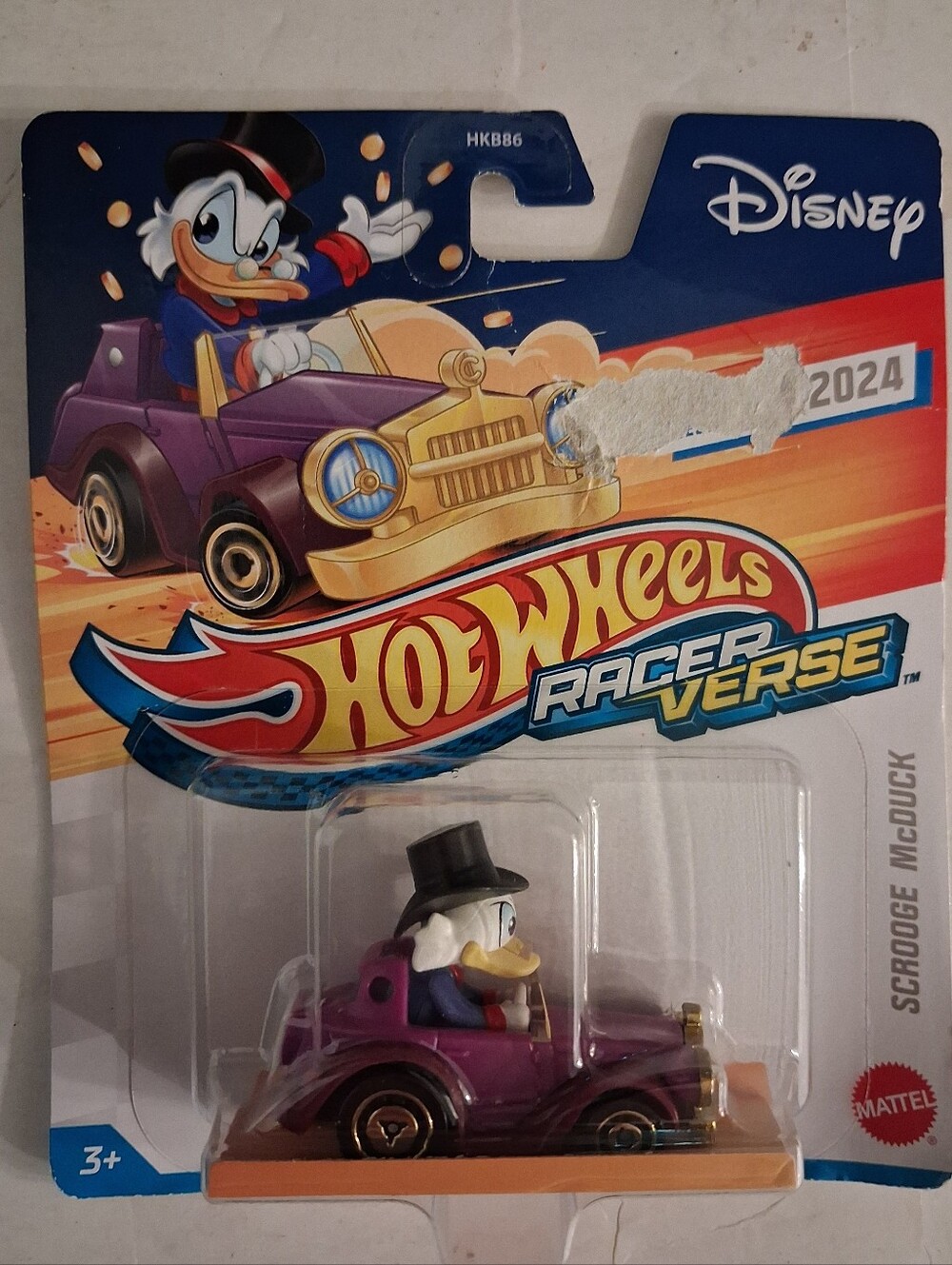NEW 2024 Hot Wheels Racer Verse SCROOGE MCDUCK Disney